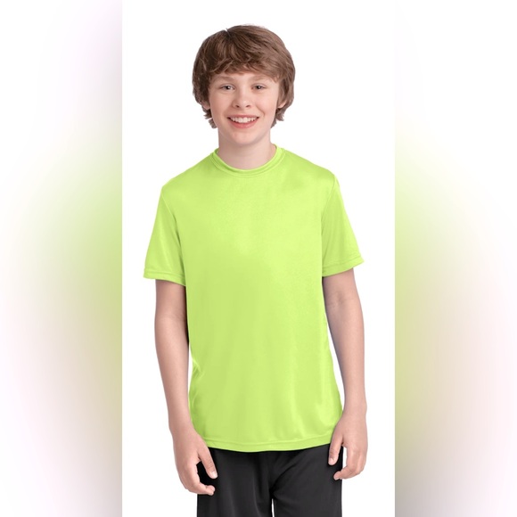 Eastbay Other - NEW [Eastbay] Gymtech Performance Athletic Shirt, Lime, Youth M 10/12 or L 14/16